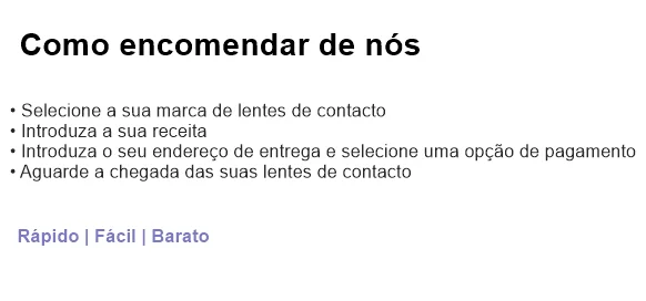 Como encomendar de nós
