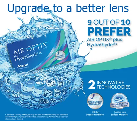 Upgrade to Air Optix Plus Hydraglyde